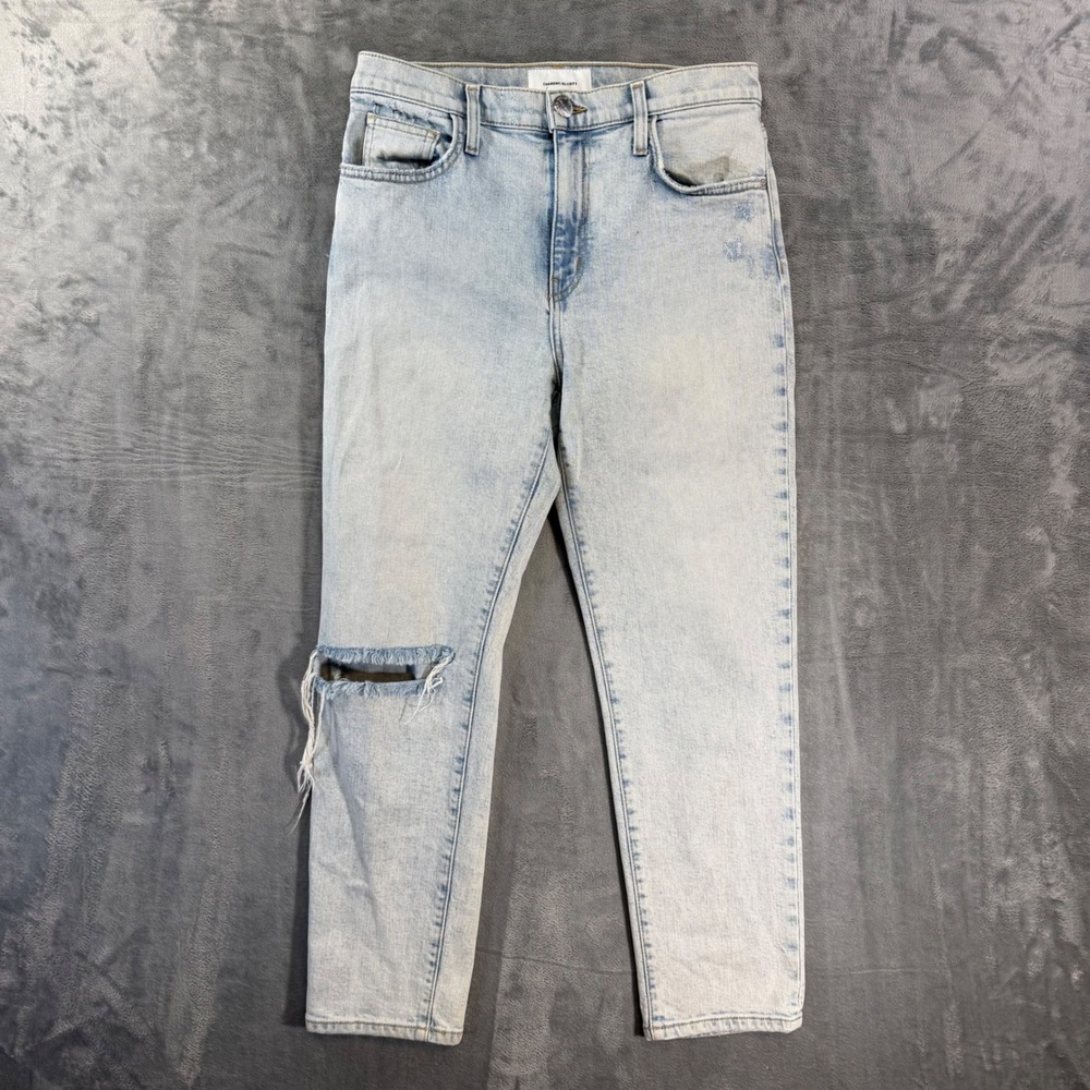 Current / Elliott The Stiletto Jeans Women's Size 27 Blue Light Wash Distressed